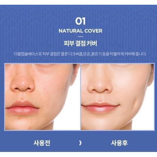 Combo 1 kem nền BB Cream siêu mịn, che khuyết điểm Verobene Hàn quốc 40ml/Tuýp Và 1 gói tẩy da chết beauskin hàn 3g/gói | BigBuy360 - bigbuy360.vn