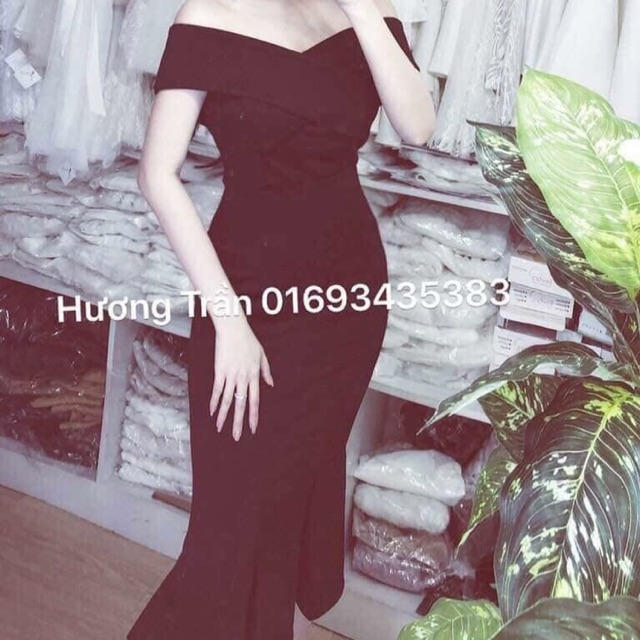 Đầm ôm đuôi cá kèm ảnh thật