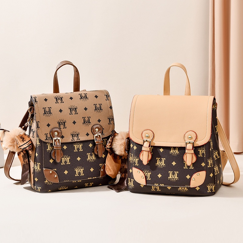 Ba Lô Thời Trang In Họa Tiết Phong Cách Hàn Quốc Dành Cho Nữ