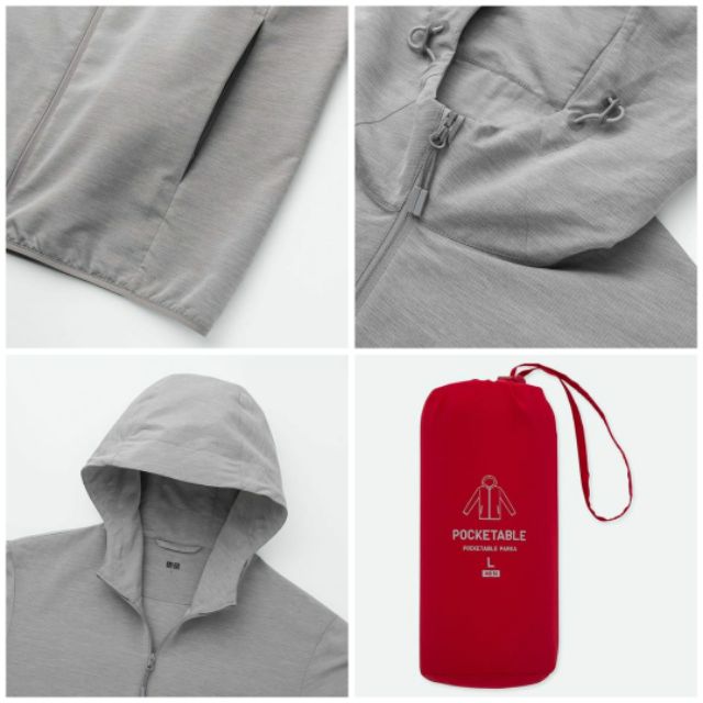 Áo khoác gió nam có mũ chống nắng UV 🌞 thời trang của UNIQLO cứ