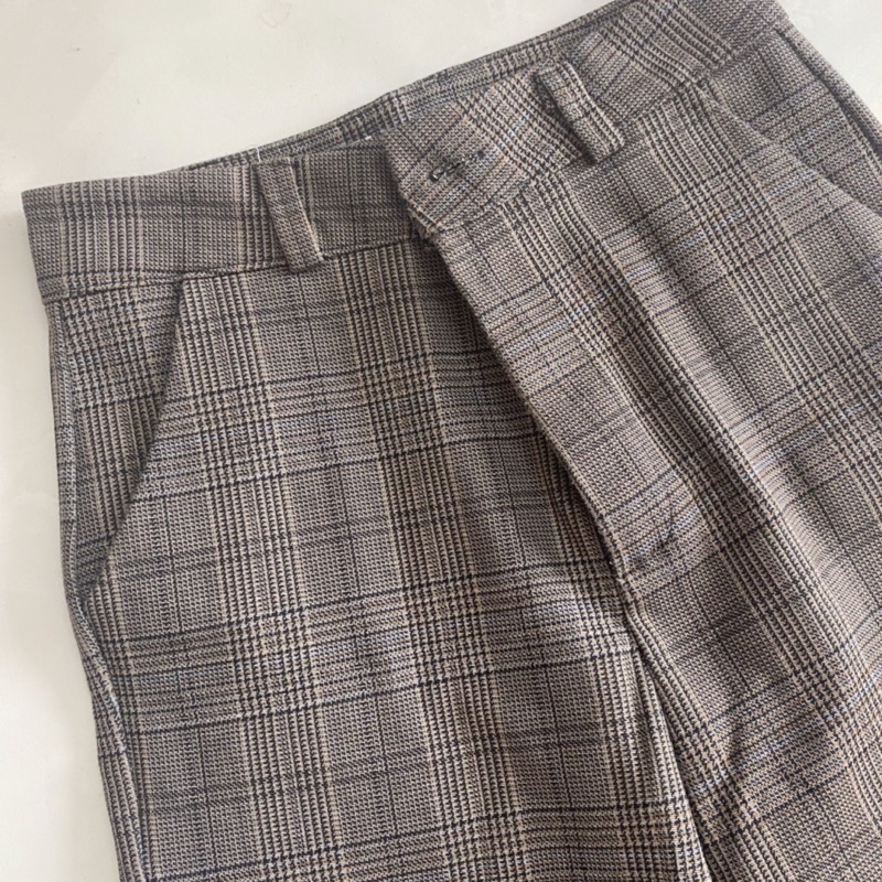 Pass quần âu nữ caro ulzzang thanh lịch size s