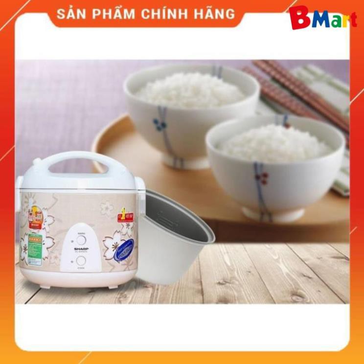 [Hỏa tốc 1 giờ]  [FREESHIP] Nồi cơm điện Sharp 1.8 lít KS-N191ETV-SB 1.8L - Hàng chính hãng, BH 12 tháng  - BM