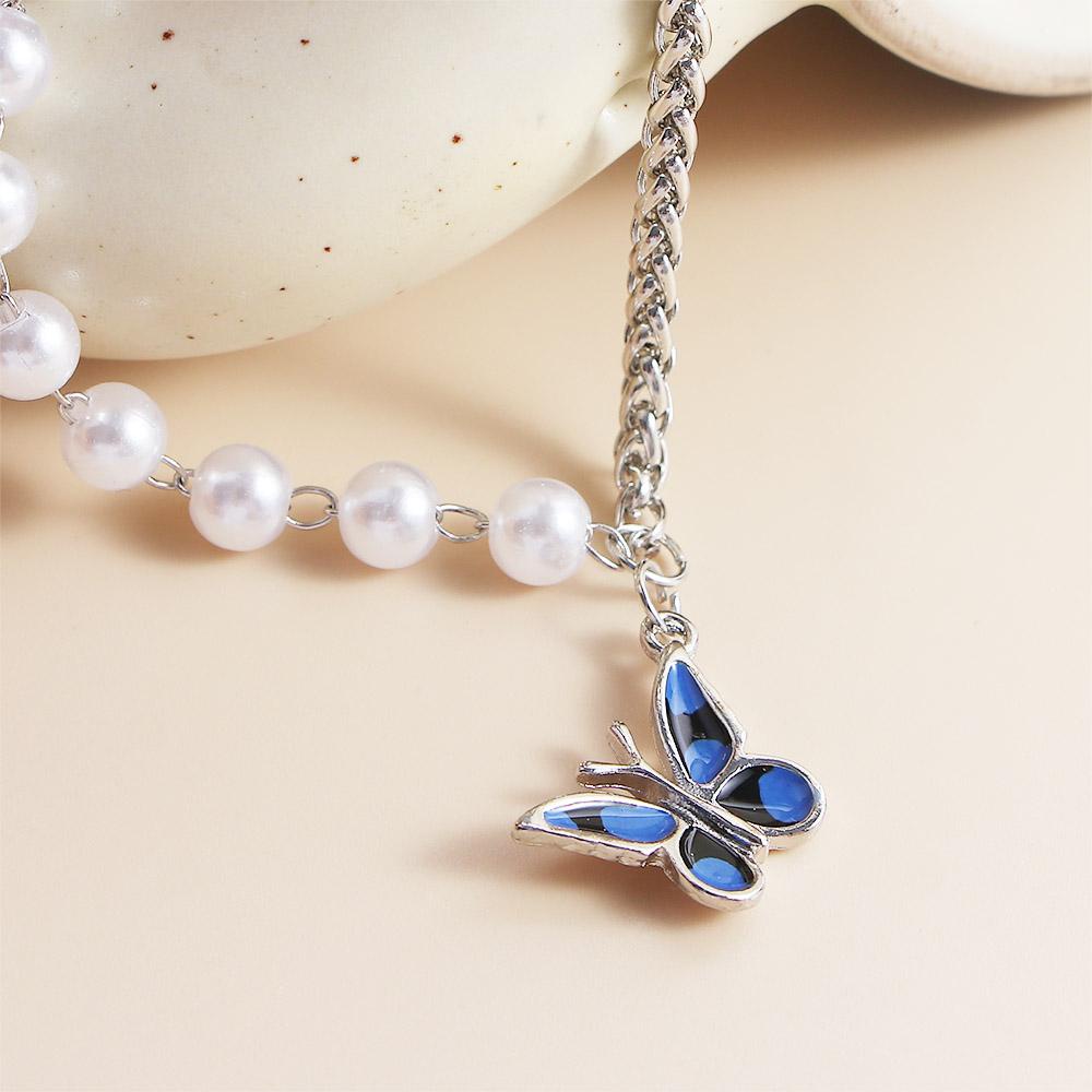 AROMA Vòng cổ Mặt Hình Bướm Sang Trọng Cho Nữ