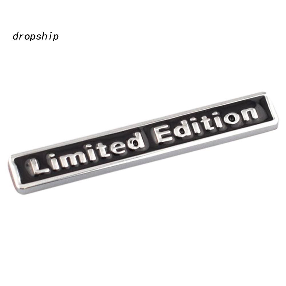 Decal dán xe hơi chữ " DP Limited Edition "