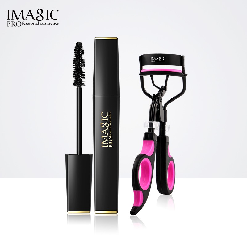 Bộ Mascara 0.1g + Dụng Cụ Kẹp Bấm Cong Lông Mi IMAGIC Hỗ Trợ Trang Điểm Cho Người Mới Bắt Đầu