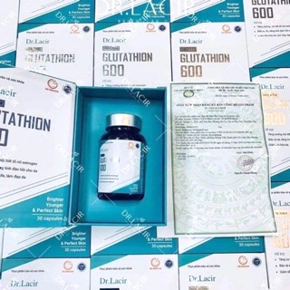 VIÊN UỐNG NÁM TRẮNG DA GLUTATHIONE 600 dr lacir