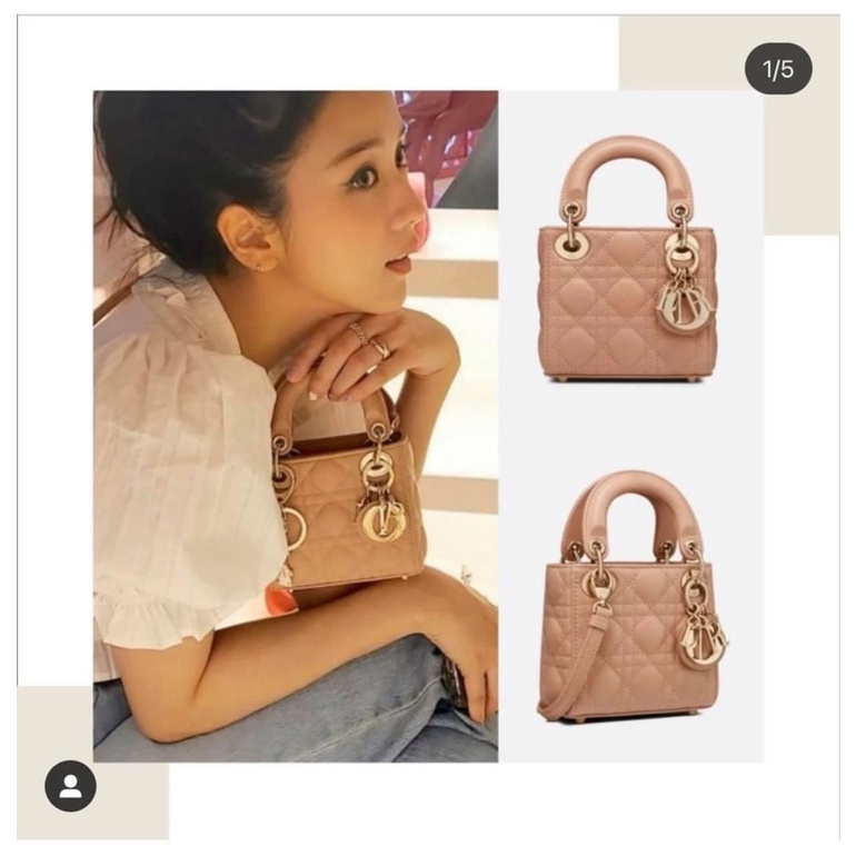 Túi xách Diior micro 14 cm nhỏ siêu hot Super Fullbox