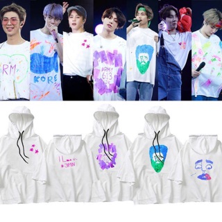 Hoodie bts 5th tay lỡ