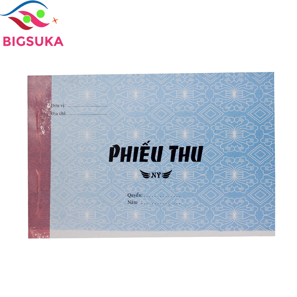 Phiếu thu 2 liên 13x19mm - xấp 100 tờ SUKADO