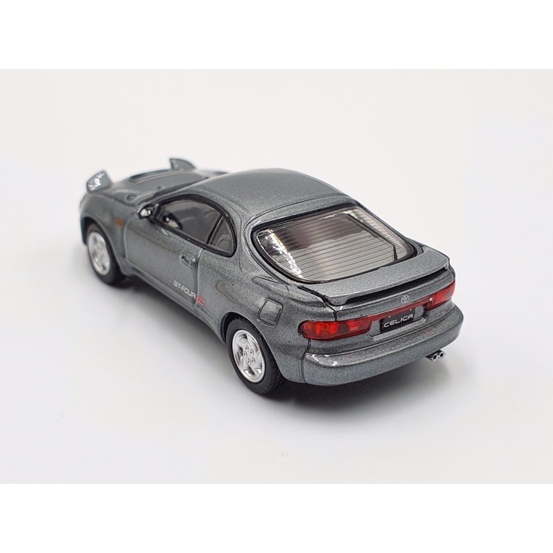 Xe Mô Hình Toyota Celica GT-Four (ST185) Tỉ lệ 1:64 Hãng sản xuất Pop Race ( Xám )