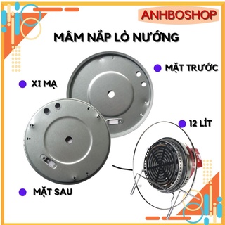 Lò nướng thủy tinh combo 01 mâm nắp lò đặc biệt dày hàng nhập khẩu
