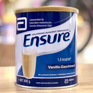 [CHUẨN NỘI ĐỊA ĐỨC] Sữa bột Ensure Đức hương Vani 400g Date mới