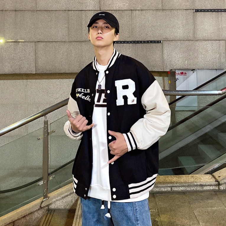 Áo khoác bomber [ R ] nam nữ form rộng Unisex  Chống Nắng Siêu Hot ulzzang Jacket Bomber Guvia