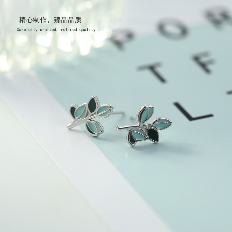 Bông Tai Mạ Bạc 925 Thiết Kế Xinh Xắn Cho Nữ