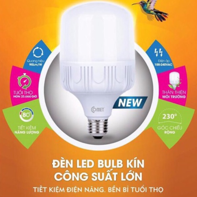 Bóng đèn led buld 5W Comet