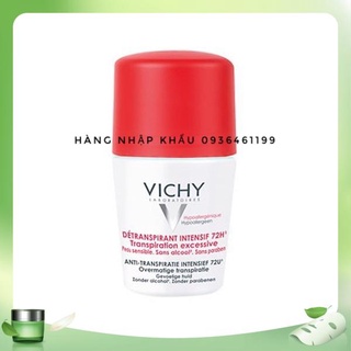 Lăn nách khử mùi và Diệt Khuẩn 72h Vichy-Pháp 50Ml nam nữ đều dùng được