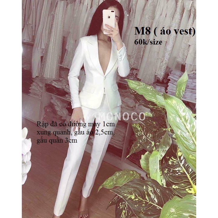 RẬP GIẤY ÁO VEST M8 ( KHÔNG PHẢI BÁN QUẦN ÁO)