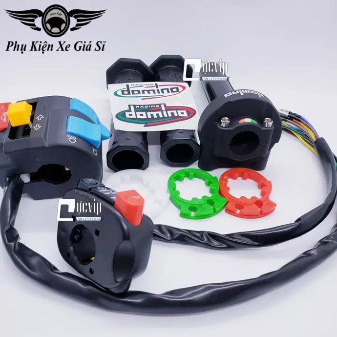 [Giá Siêu Rẻ] Cùm Tăng Tốc Domino Và 2 Cùm Công Tắc FZ Trái Và Phải (Tặng Bao Tay Daytona) Gắn Cho Mọi Loại 4094
