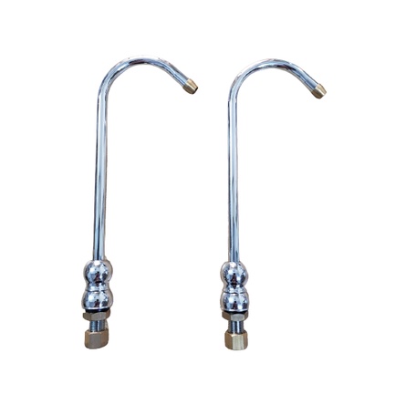 Bộ Vòi Máy Lọc Nước Nóng Lạnh Inox (2 cái) - Kết Nối Dây 6mm