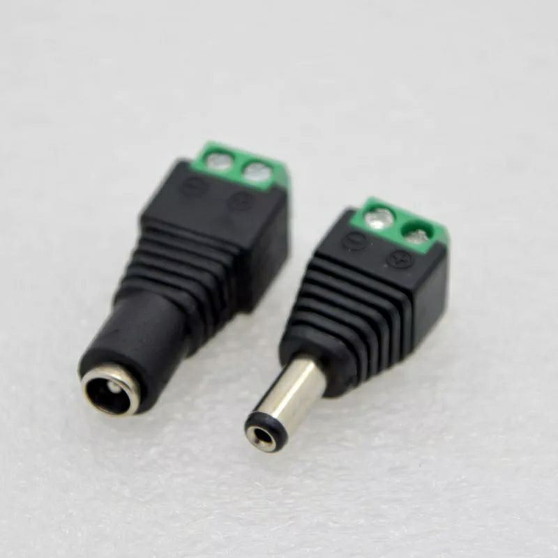Giắc nguồn DC 5.5mm cho camera có vít vặn tiện lợi