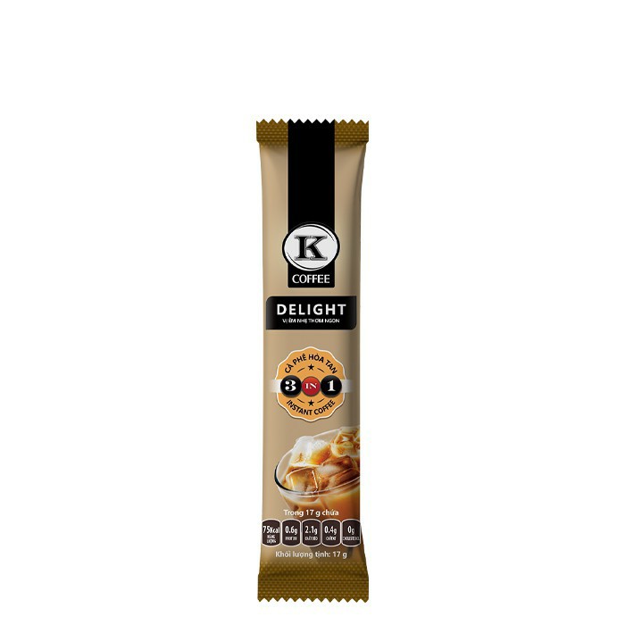 Cà phê sữa K coffee delight (255g/hộp) 15 gói