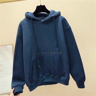 Áo Khoác nỉ Hoodie unisex phong cách Hàn Quốc chữ Tom