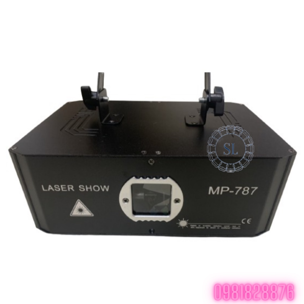 Đèn Laser MP 787 Laser Chiếu Hình 3D Hơn 1000 Hiệu Ứng Siêu Hot 2022