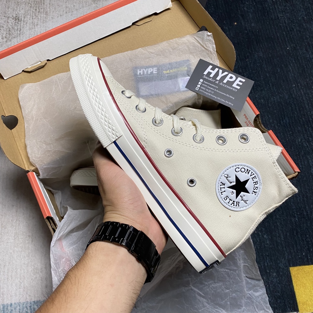Giày Converse 1970s High White  - Hype Sneaker | Phiên bản 1:1 chuẩn