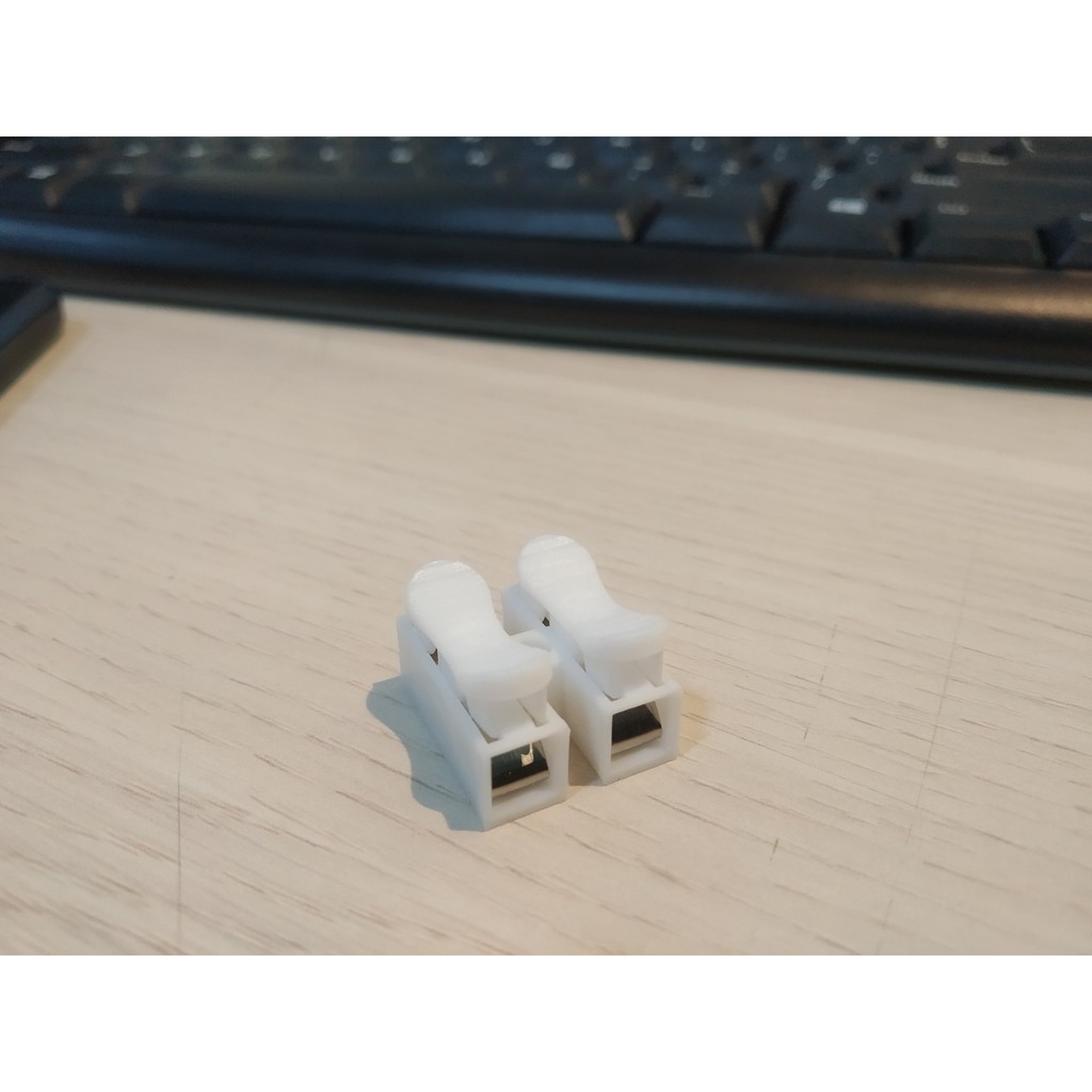 Domino nối dây điện , cầu nối dây điện, cút nối dây, đầu nối dây  đèn led 2 kênh