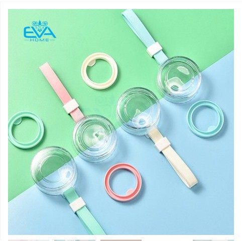 Bình Nước Thủy Tinh In Chữ Hello Master 480ML có dây xách