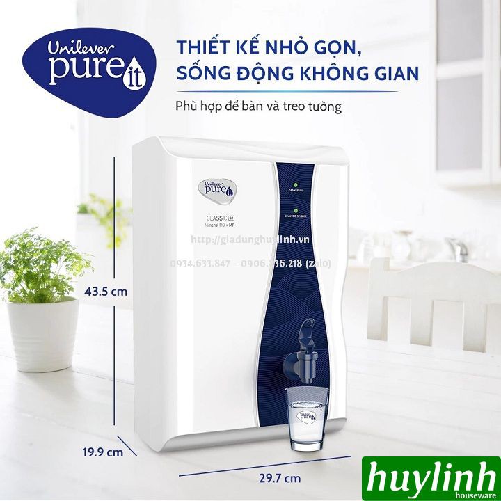 Máy lọc nước Unilever Pureit Casa G2 (RO + MF) - 6000 lít