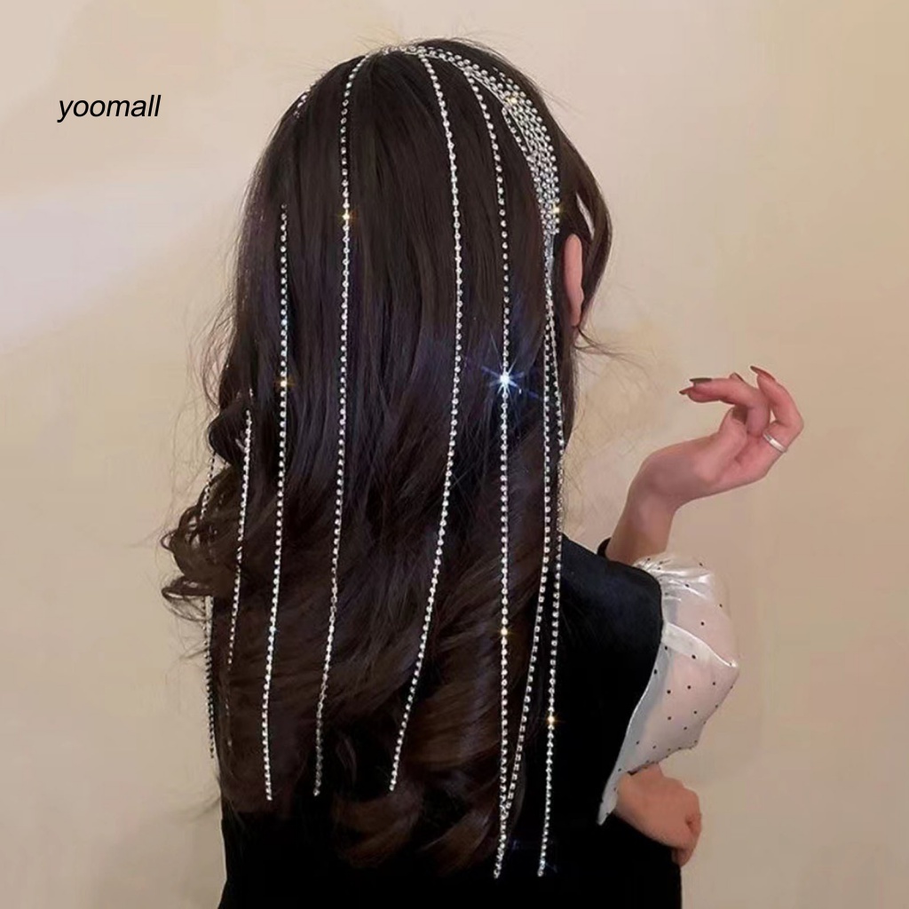 Băng Đô Cài Tóc Nhiều Lớp Lấp Lánh Cho Nữ