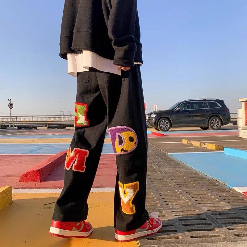 Quần Jeans Dài Phong Cách Hip Hop Đường Phố Thời Trang Cho Nam
