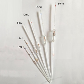 Pipet bầu thủy tinh 1ml 2ml 5ml 10ml 25ml 50ml 100ml