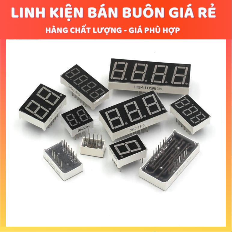 Led 7 0.56 Anot, Katot 1-4 Số Sáng Đỏ