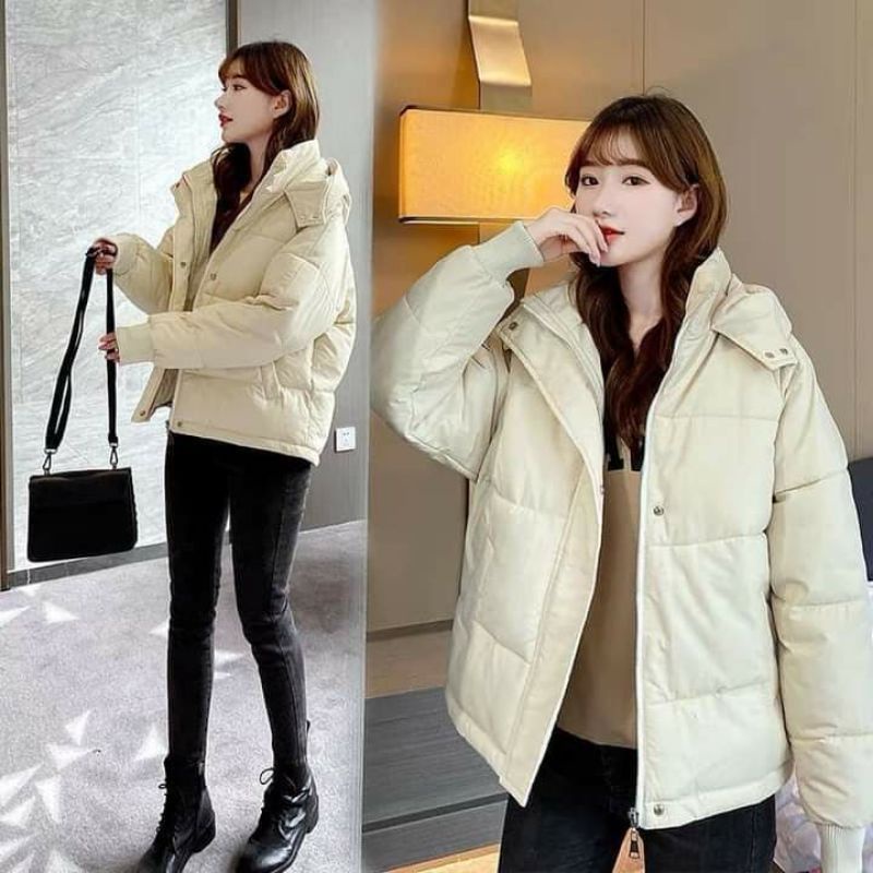 Áo phao nữ Hàn Quốc chất đẹp hàng Quảng Châu cao cấp DAH1 | BigBuy360 - bigbuy360.vn