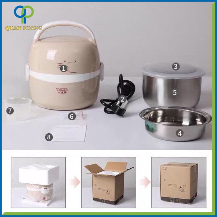 Hộp Cơm Cắm Điện, Hâm Nóng Giữ Nhiệt Lotor Bằng Hơi Nước Đảm Bảo Dinh Dưỡng Tốt Cho Bạn | BigBuy360 - bigbuy360.vn
