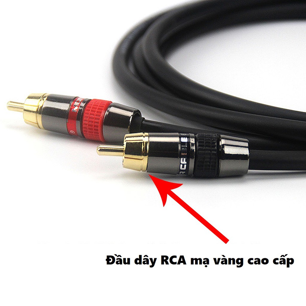 Dây tín hiệu Monster STANDARD 100 hai đầu AV dài 1.5m - Lõi Đồng nguyên chất được mạ Niken chống Oxy hóa