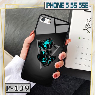 Ốp iPhone 5/ 5s - lưng kính in hình 3D
