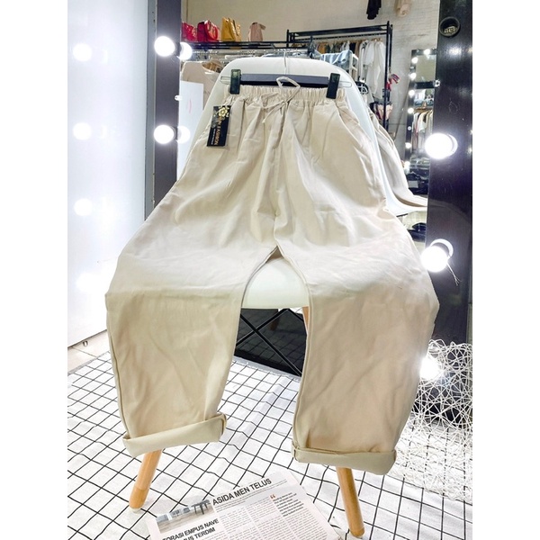 [RẺ VÔ ĐỊCH] QUẦN BAGGY UNISEX KAKI TRƠN