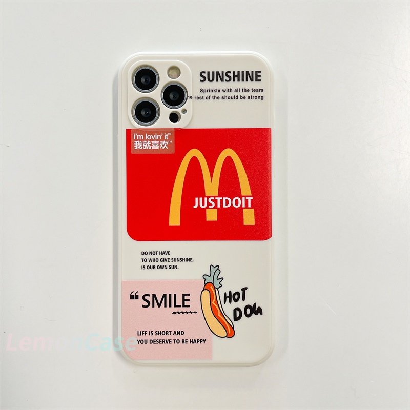 Mcdonald 's Ốp Điện Thoại Cho Xiaomi Redmi Poco X3 Nfc X3 Pro M3 Redmi 9c Nfc 9a 9i 9t 9 Power 10x Poco M2 Pro Redmi Note 9 8 10s 9 Pro Max 9s