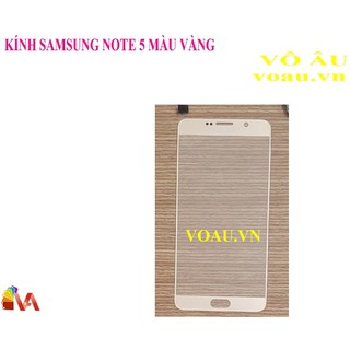 KÍNH SAMSUNG NOTE 5 MÀU GOLD