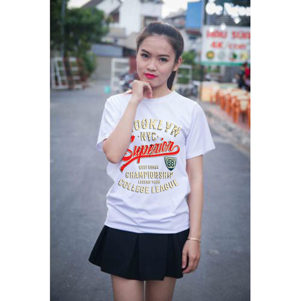 Áo Thun UNISEX Fom Rộng Full Size (35kg-125kg)