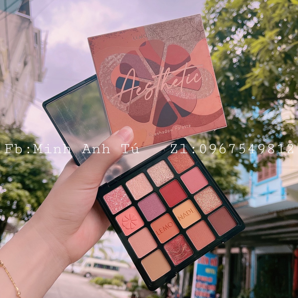 Lemonade Bảng mắt Aesthetic Eyeshadow Palette 16 ô [Ảnh Thật]