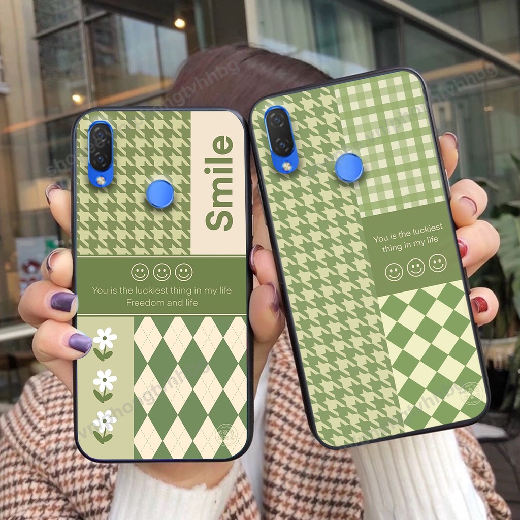 Ốp lưng Huawei Nova 3 / Nova 3E / Nova 3i trái tim gấu thể thao , smile mặt cười cực cute