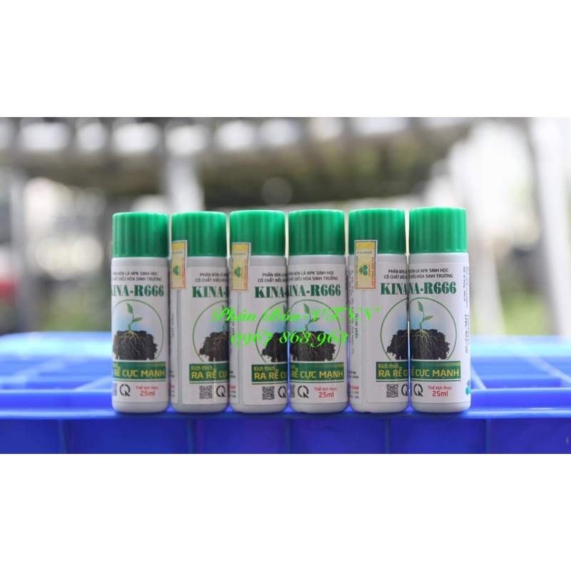 Kích Thích Ra Rễ Sinh Học Cực Mạnh Kina Roots R666 ,ống 25ml