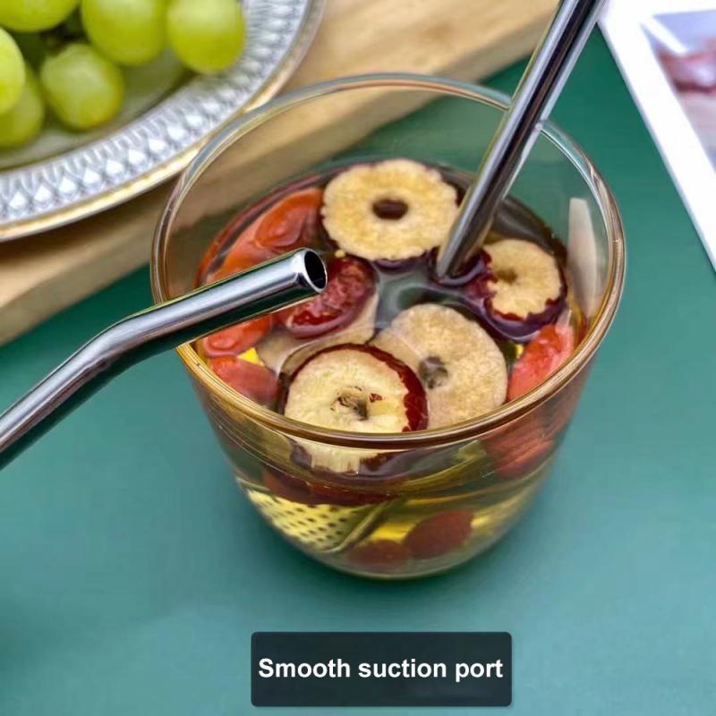 Ống Hút Lọc Trà Sữa Cà Phê Bằng Thép Không Gỉ 304 Cao Cấp