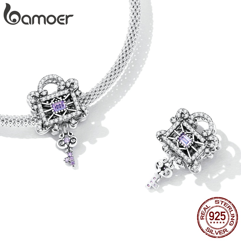 Phụ kiện BAMOER Bạc 925 đính đá zircon thời trang dành cho nữ