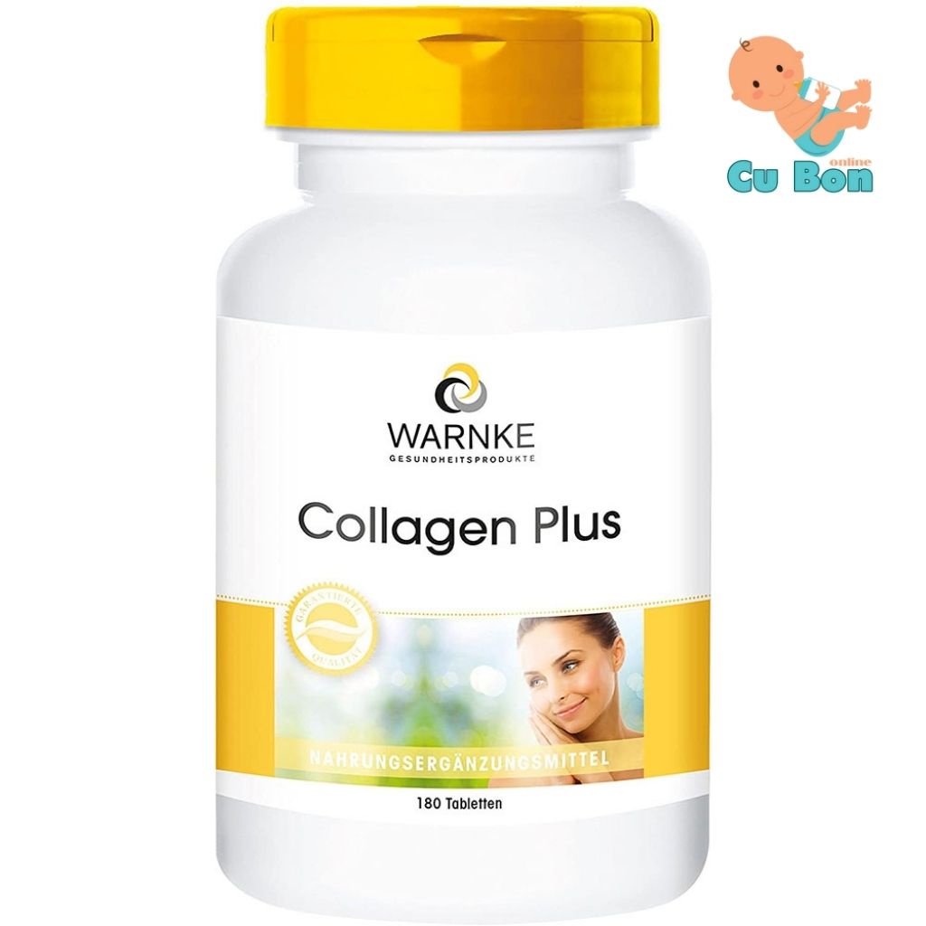 Viên uống Collagen Plus Warnke 180 viên Của Đức làm đẹp da giữ mãi nét thanh xuân