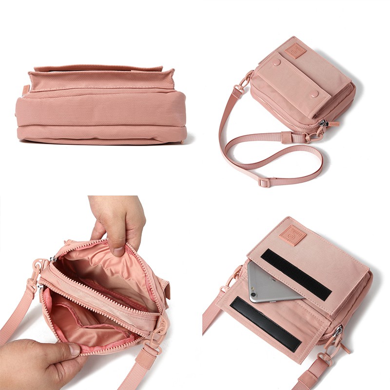 Túi Đeo Vai Hình Vuông Chất Liệu Nylon 100% Chống Thấm Nước Thời Trang Cho Nữ 5129 #